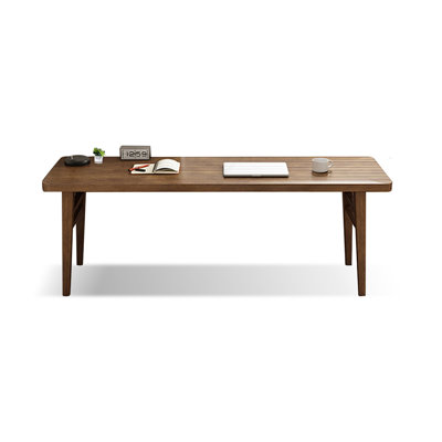 Light chestnut color Rectangular Solid Wood Writing desk