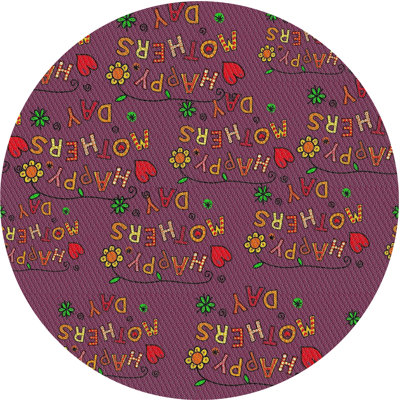 Rose/rouge bendheim Tapis décoratif