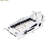 Twin Size Race Car-shaped Bed, White - Comfortable With Solid Guardrails Platform Bed Movable Wheels Functional And Stylish Bedroom Addition