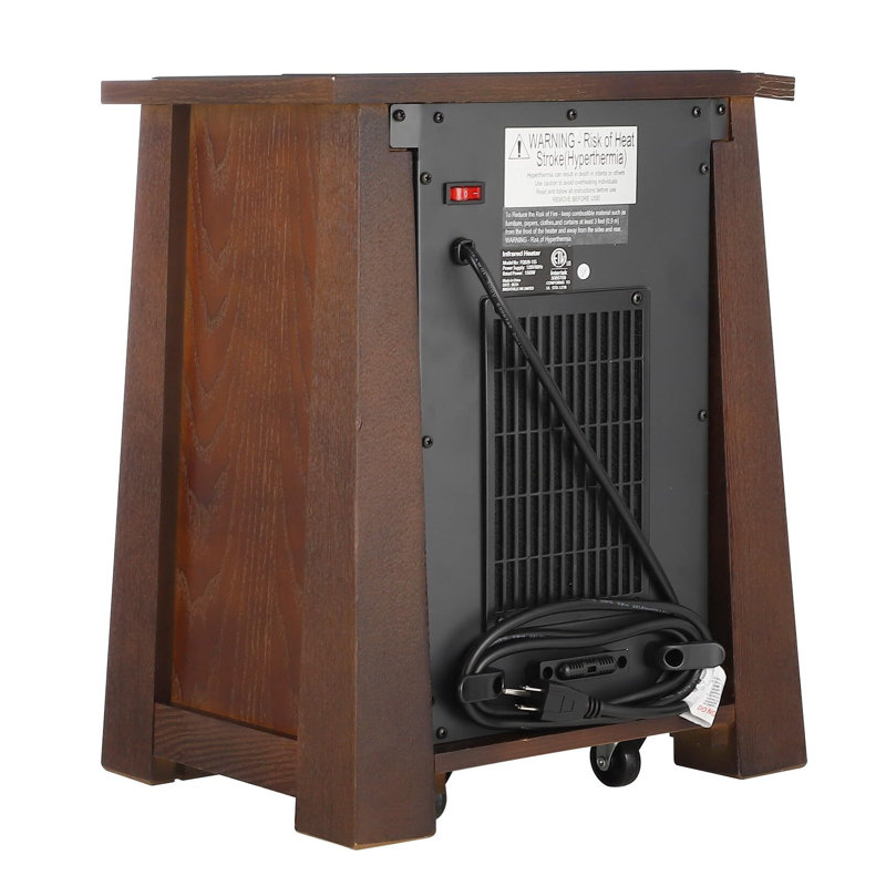 Chaufferette infrarouge à quartz, radiateurs électriques 1500W pour utilisation intérieure avec télécommande