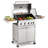 4-burner Propane Gas Grill With Side Burner