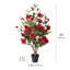Rosier artificiel en pot Adcock Premium-54968081-54968087