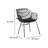 Niya Patio Chair Set Of 2, Polyester, Steel, Outdoor Rattan Wicker-100917535