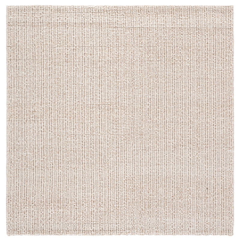 Natural Fiber Couture 112 Hand Woven Performance Solid Color Rug, Square 2'