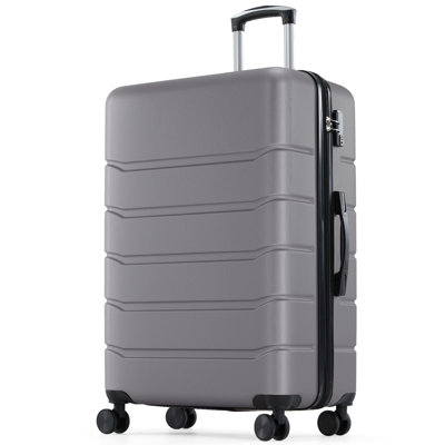 Valise légère en ABS, valise avec verrou TSA et roues pivotantes