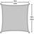 Square Shade Sail 16 Ft.-9751382-9751383
