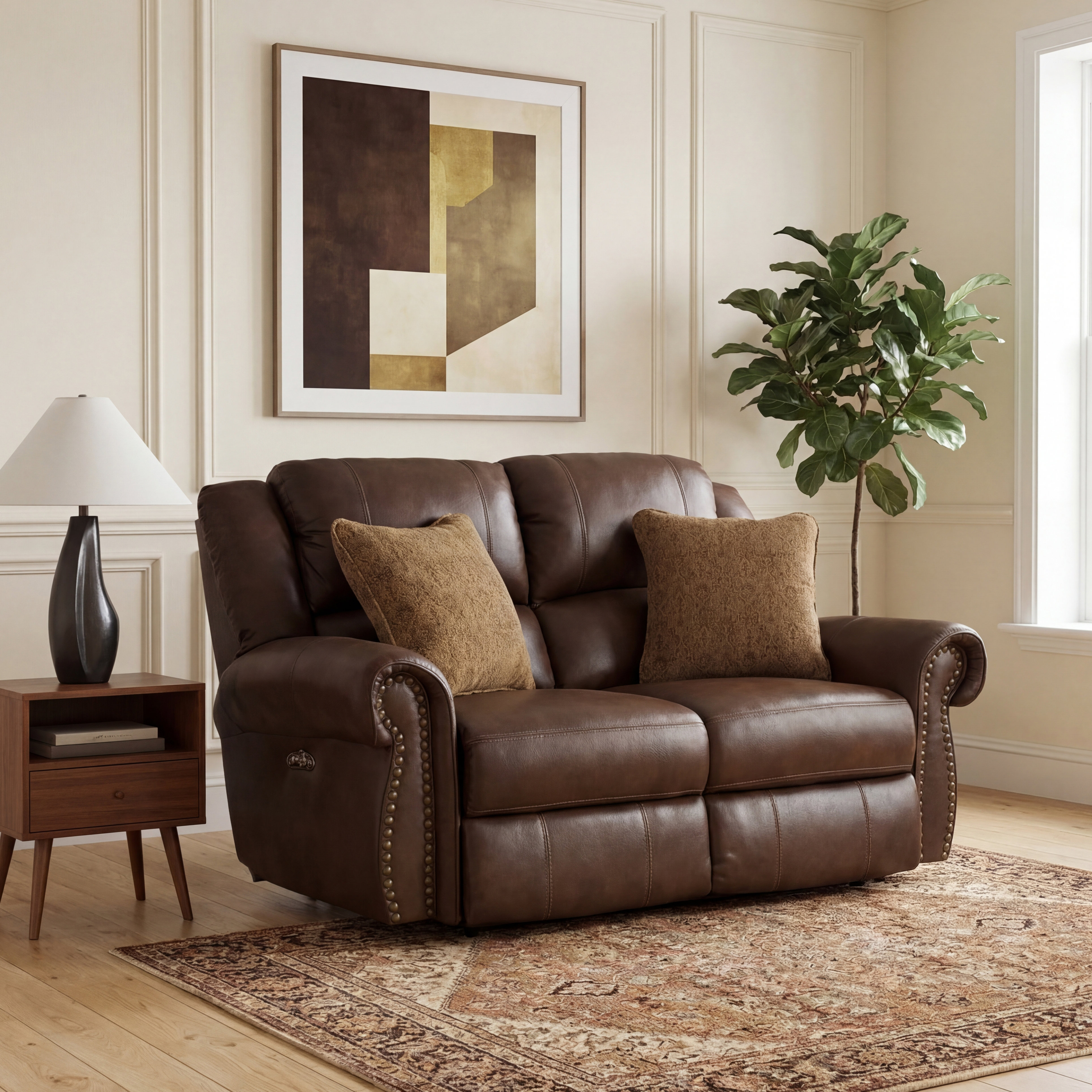Red Barrel Studio® 66" Rolled Arm Reclining Loveseat & Reviews | Wayfair