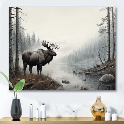 " Gray Moose Tranquil Tones "