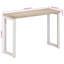 110cm Solid Wood Top Console Table