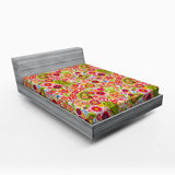 Microfiber Floral Fitted Sheet