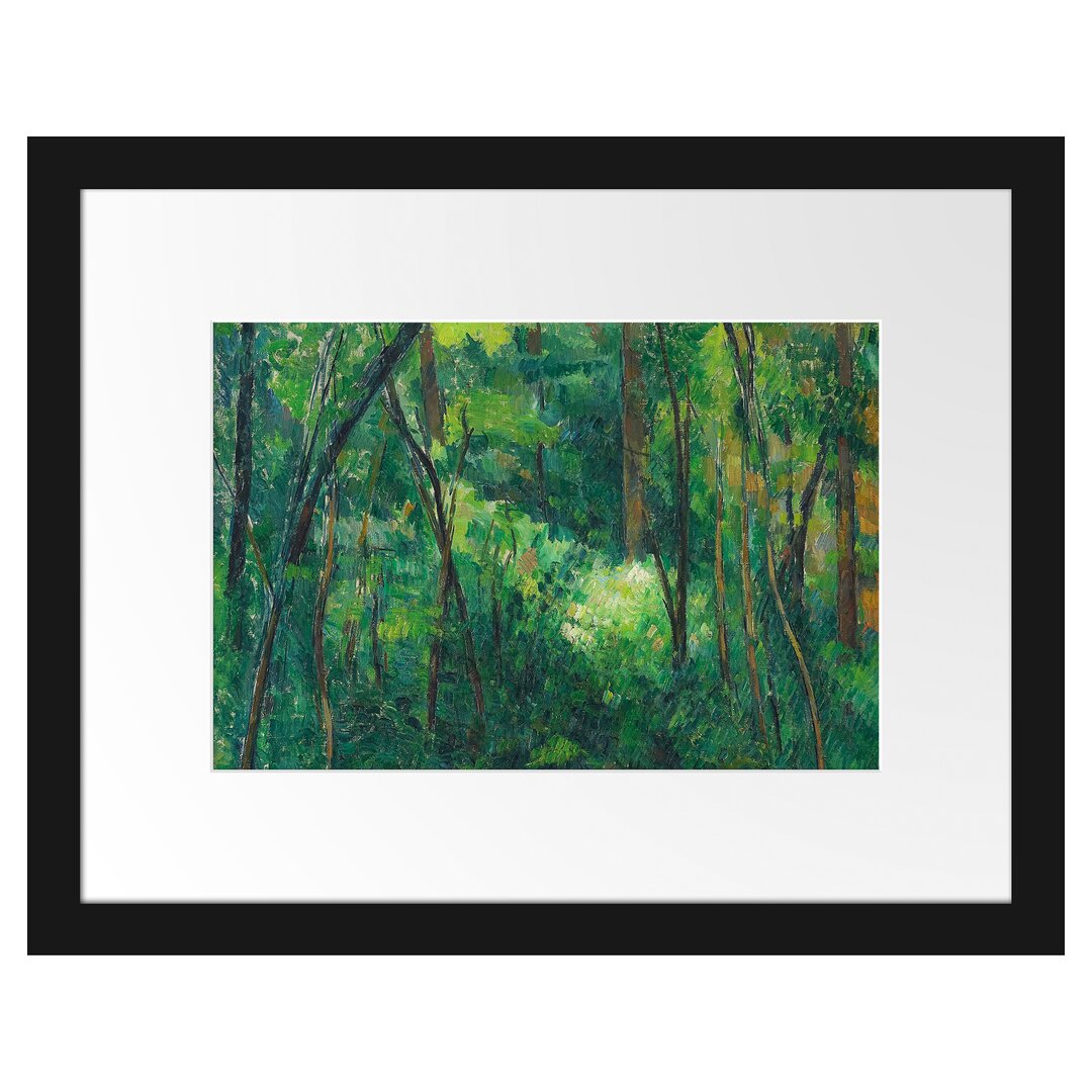 Gerahmter Kunstdruck Inner Life of a Forest von Paul Cezanne