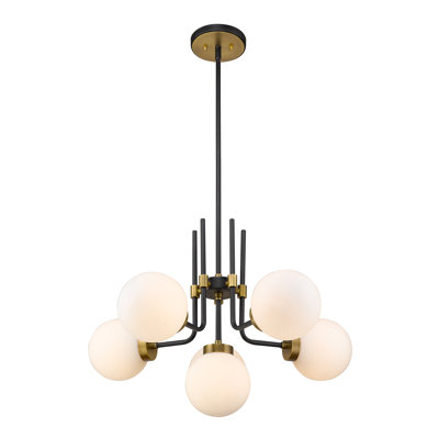 Lustre classique 6 lumières unique Doerun