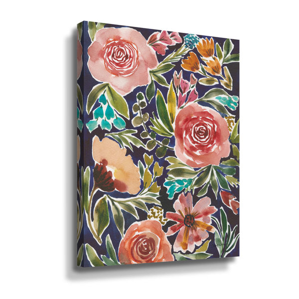 Winston Porter Flower Patch IV - Painting on Canvas | Wayfair