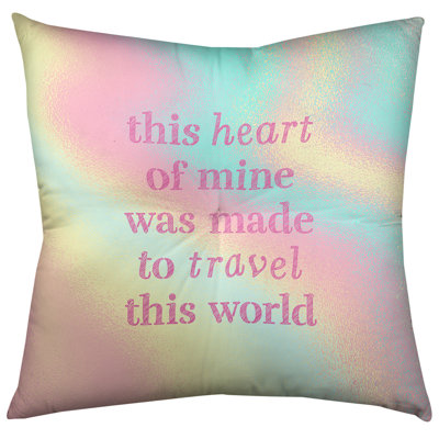 Travel Love Throw Pillow