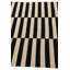 Tapis noir et blanc Jessen