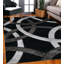 Tapis à poils longs noir et gris NYC Performance-766790058