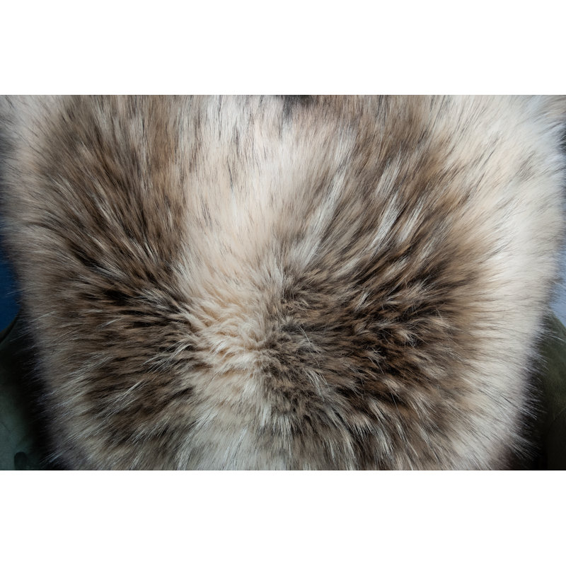 Ensemble de coussins décoratifs en fausse fourrure Thomas Collection®, Carré 28 po