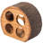 Pearcy Solid Wood Wine Bottle Rack in Brown