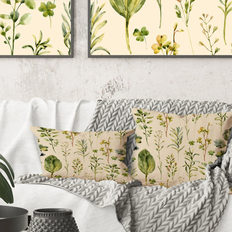 Floral Throw Pillow