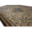 Grand tapis ivoire antique en laine surdimensionné