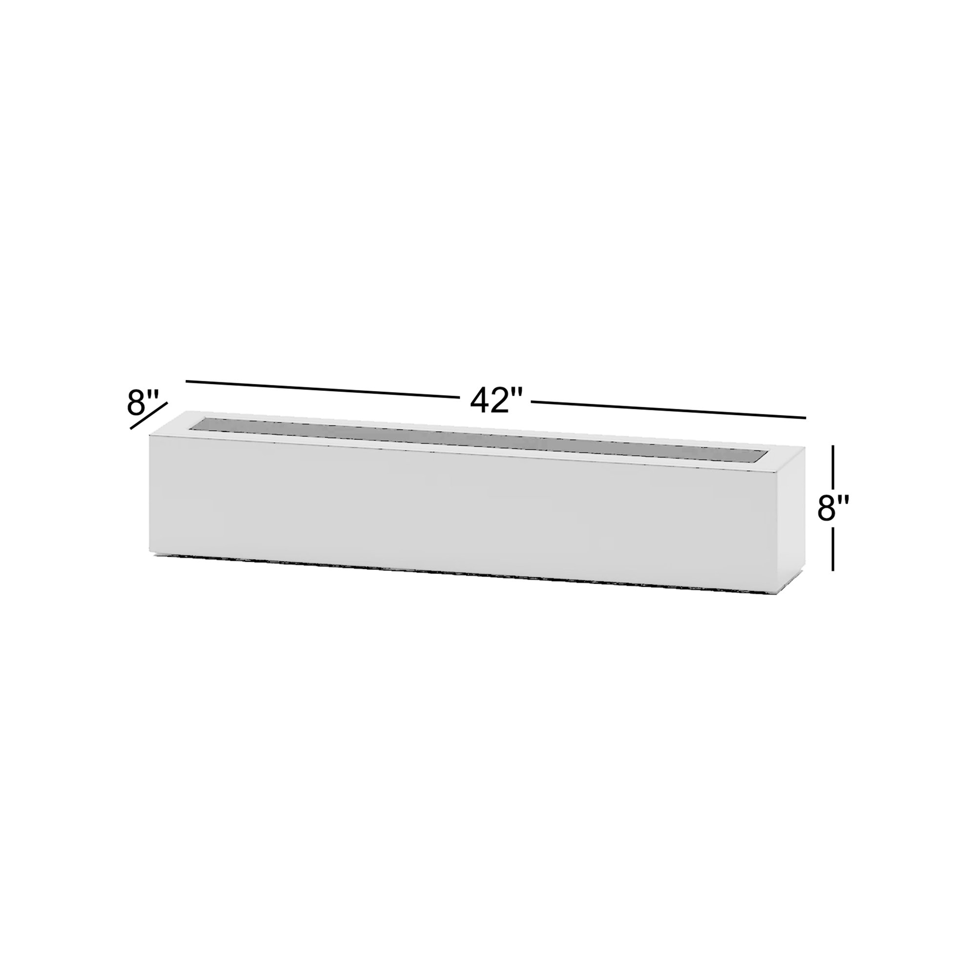 Roselee Handmade Planter Box, Gray