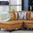 Addalyne Faux Leather L-Shaped Sectional-205615978-208318151