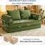 2 Seater Corduroy Sofa-1571341691