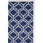 Tapis bleu marine / beige Ammundsen-1743545707