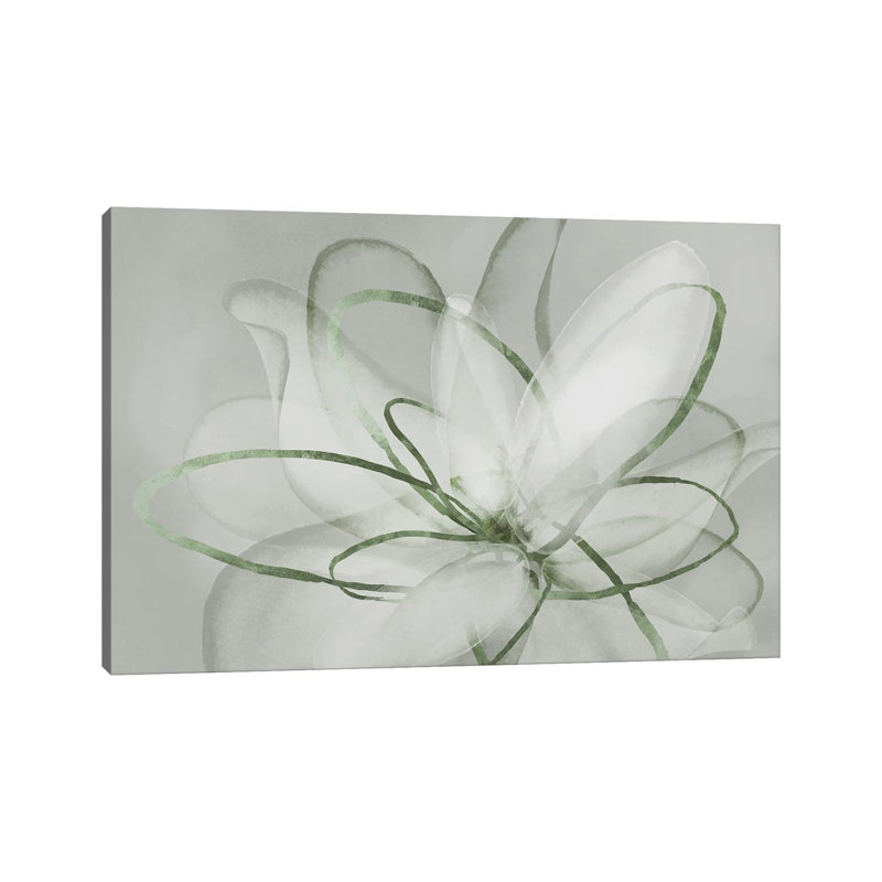 Transparent Transparent III - Sauge 6 pièces, Toile tendue, H 32 po x l 48 po
