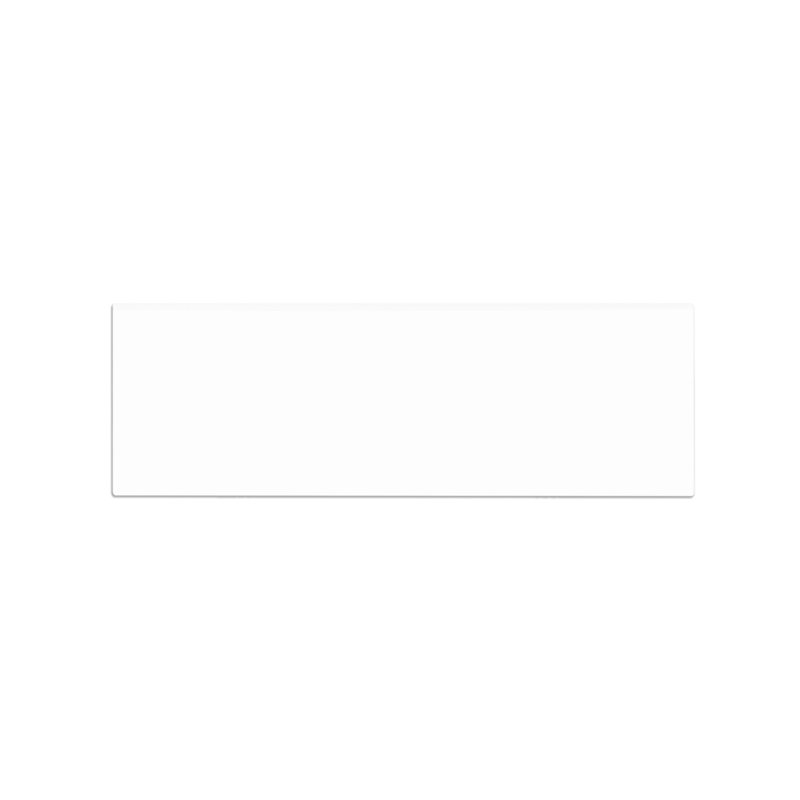 Grace 12" x 4" Ceramic Bullnose Tile Trim, Bianco