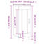 Merielle 34.5cm Sideboard-443181661