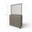 Jardinière Terrace Divider - gris-brun