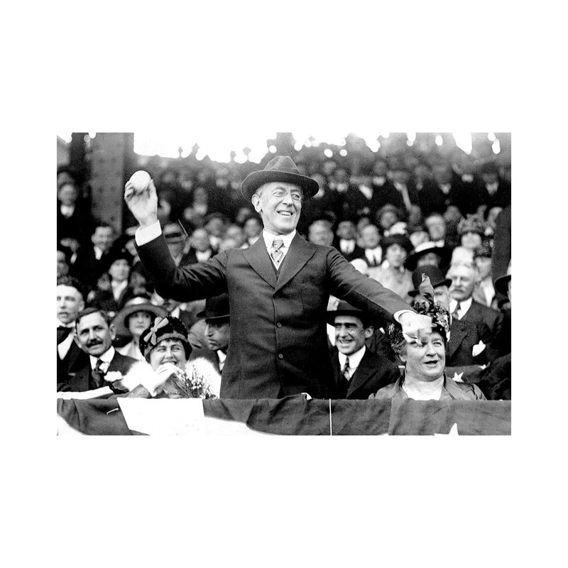 Woodrow Wilson (1856-1924) - Wrapped Canvas Print, 20.32 cm H x 30.48 cm W