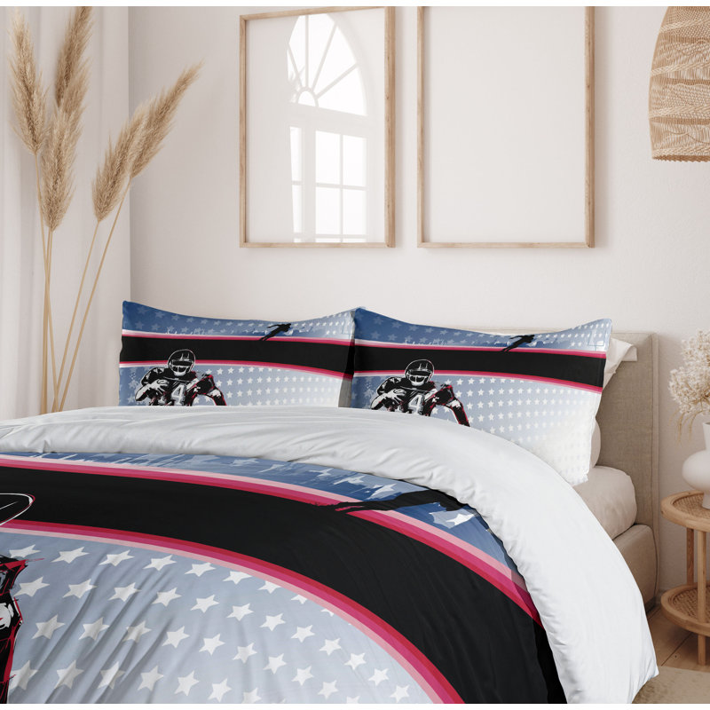 Modern & Contemporary Polyester Duvet Cover, King