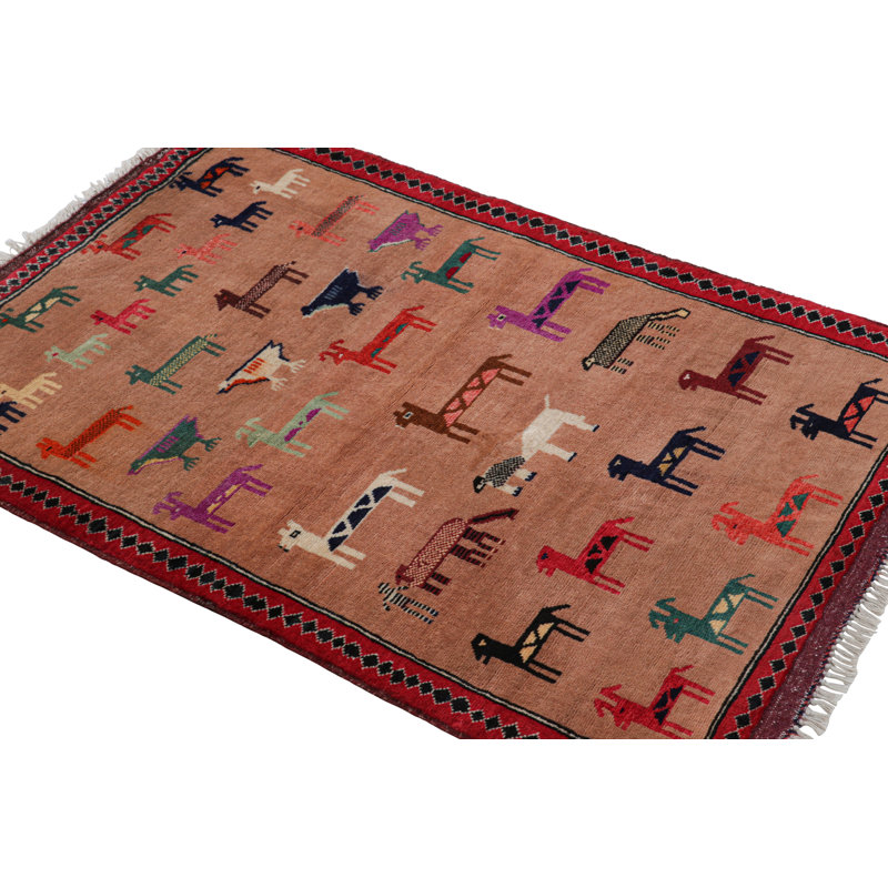 One-of-a-Kind 2'9"X3'11" Hand Knotted Area Rug