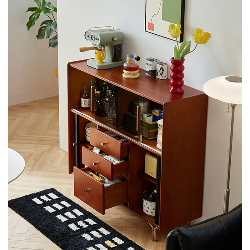 Buffet en buis de style rétro Mid-Century