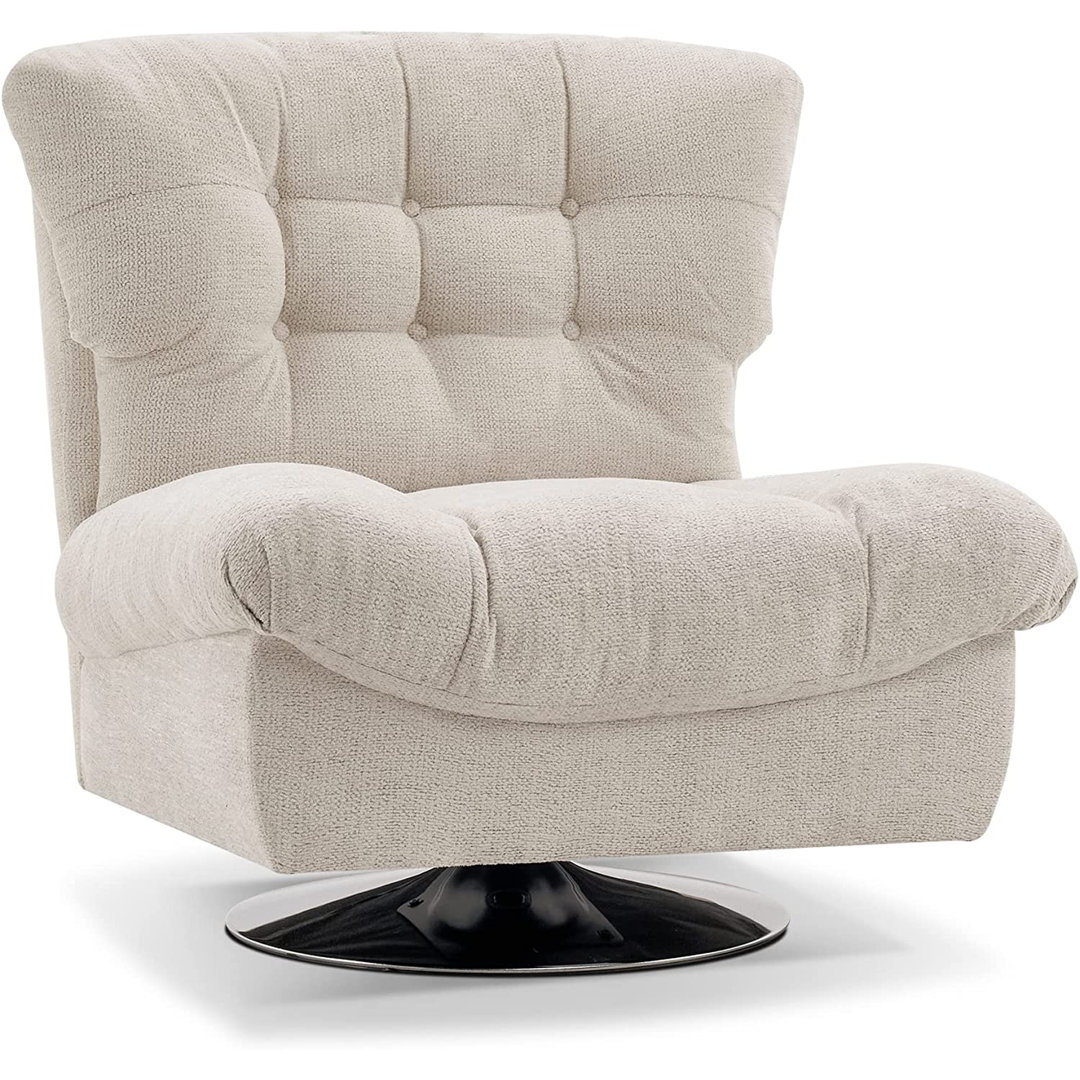 Antionett Modern Swivel Accent Chairs, Chenille Upholstered Wingback Leisure Sofa Chair Brayden Studio® Body