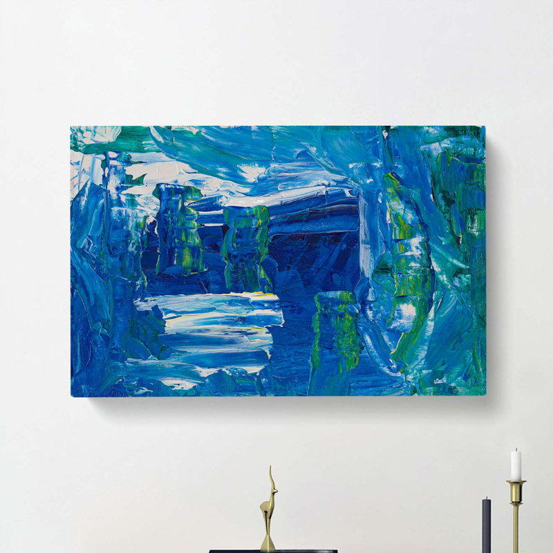Abstract Art Painting Vol.173 by S.Johnson - Wrapped Canvas, 60cm H x 91cm W x 3cm D