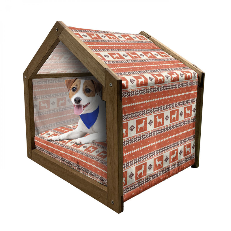 Niche pour chien en bois, H 25,59 po x l 29,53 po x P 21,65 po