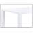 Pagan White High Gloss Finish Dining Table