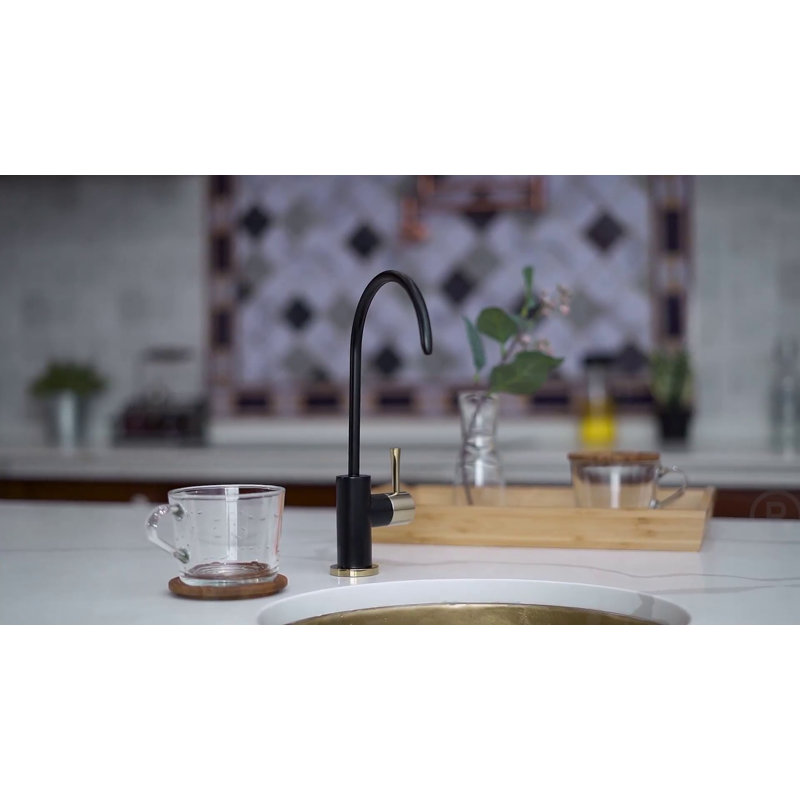 Copper High-Arch Kitchen Water Filter Faucet