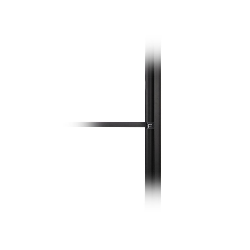 Newport Series 61" x 58" Sliding Framed Tub Door, Standard Obscure / Aquatex, Matte Black