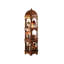 Armoire de rangement et porte-bouteilles en bois massif de style américain 79,53 "-441429377