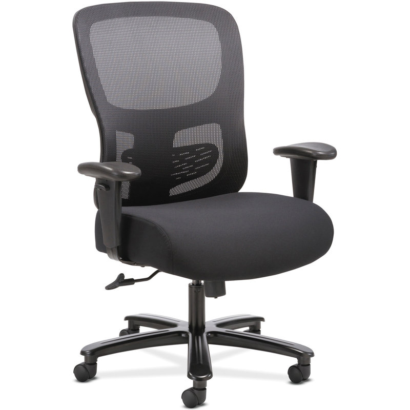 Sadie Black Mesh and Fabric Big and Tall Executive Chair