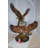 Cielito Two Eagles Fighting on Fish Bronze Statue -  Size: 33"L x 28"W x 42"H.