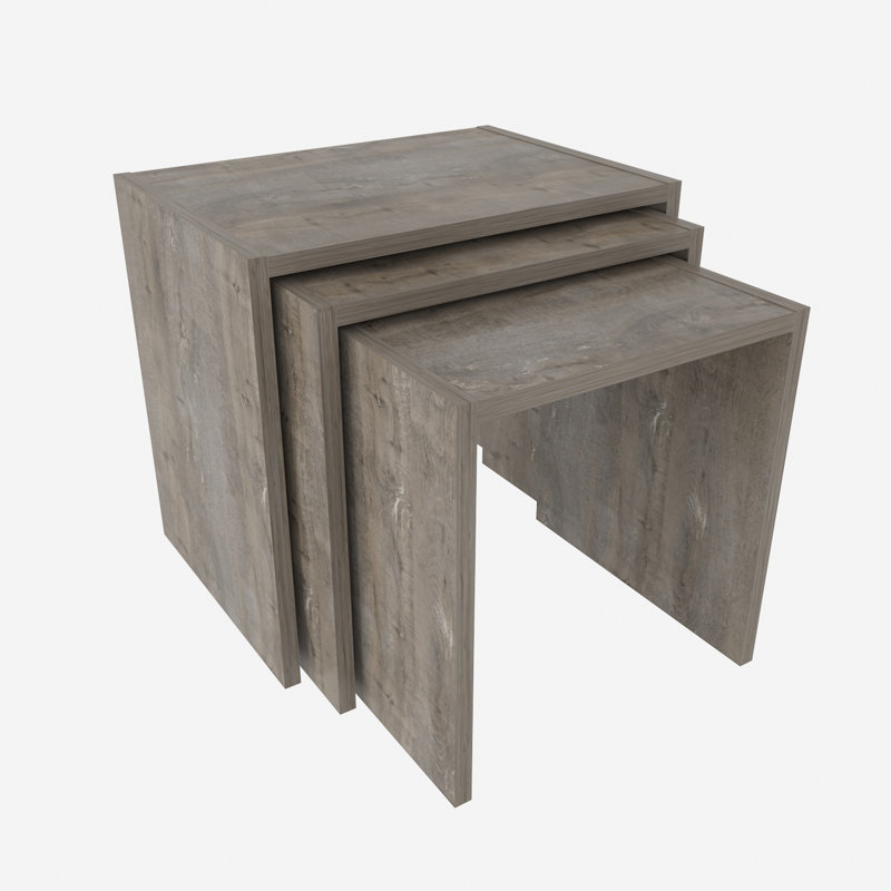 Acampo Nesting Tables, Dark Coffee
