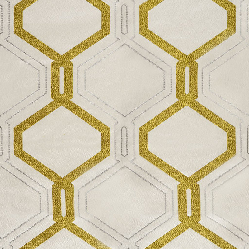 Geometric Fabric, Beige