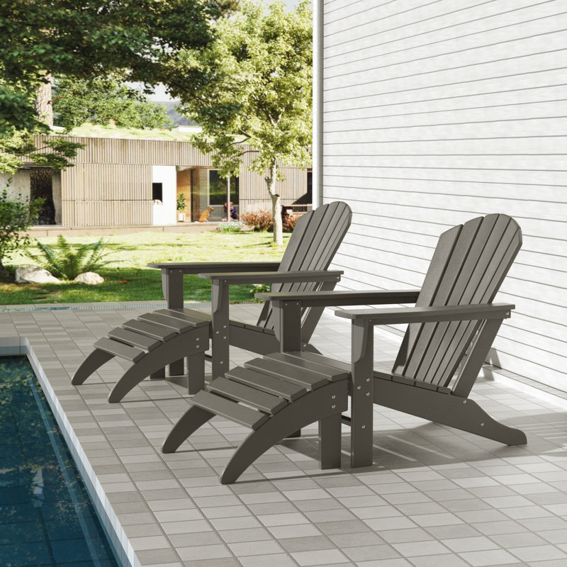 Altura Outdoor Adirondack Chair, Gray