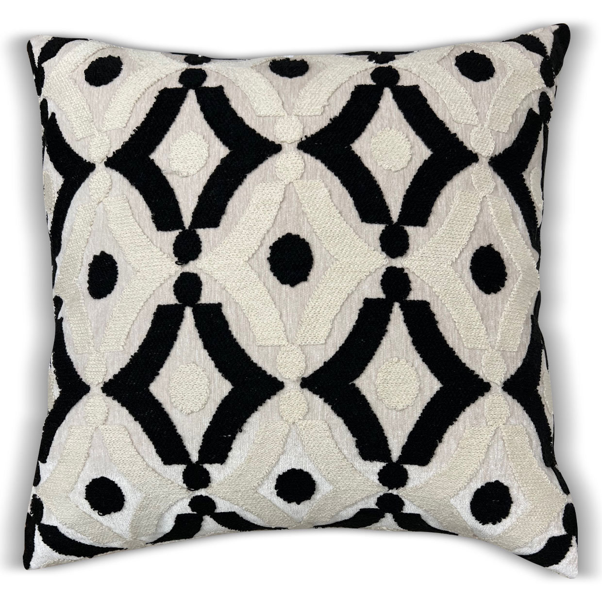 Chenille Ebony Pillow Cover, Decorative Geometric Throw Pillow, Housewares  Decor, Home Decor Cushion Cover 