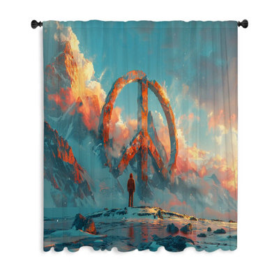 Rideaux de fenêtre Peace Concept